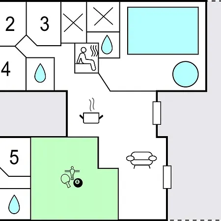 Lovely In Idestrup With Wifi Bøtø By